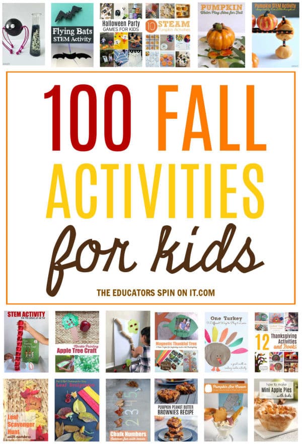 fall-activities-for-kids-1 - The Educators' Spin On It 100 Fall Activities for Kids