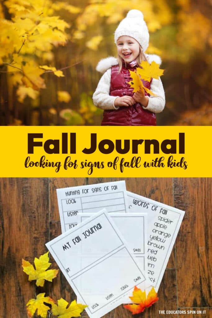 fall-journal-for-kids-with-fall-journal - The Educators' Spin On It Fall Journal for Kids. A printable activity to encourage observation skills as your child looks for signs of fall and tracks in their fall journal.