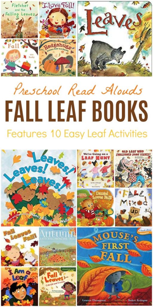 Fall Leaf Books for Read Alouds for Preschoolers and Toddlers - The Educators' Spin On It Fall Leaf Books for Read Aloud with Preschoolers and Toddlers