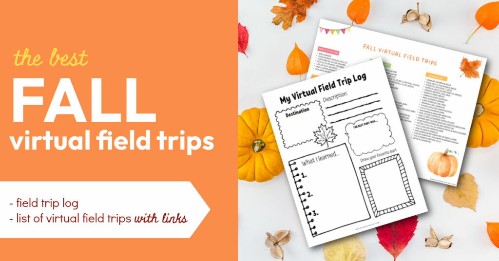 fall-virtual-field-trip-unit-for-kids - The Educators' Spin On It Fall Virtual Field Trip Log for Kids