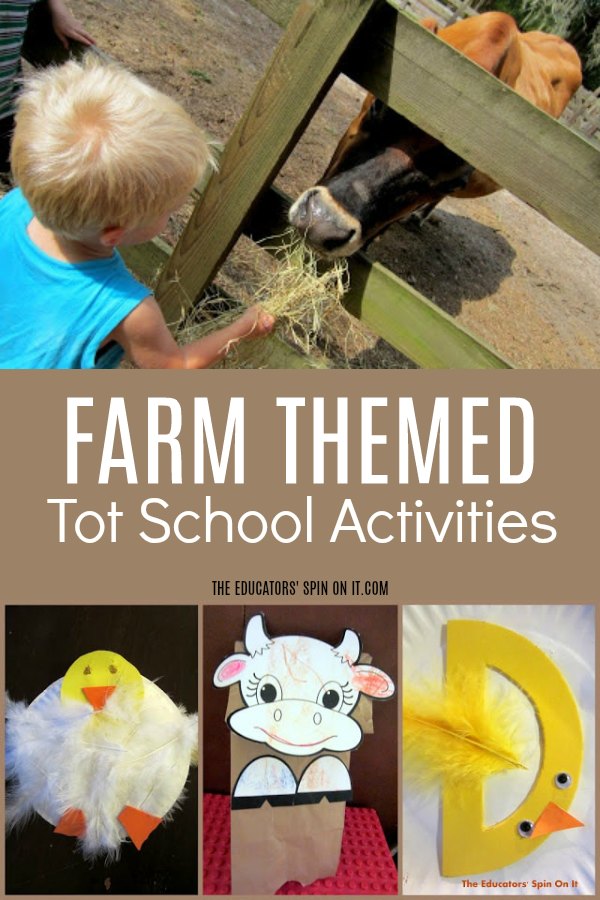 Farm Themed Tot School Activities - The Educators' Spin On It Farm Themed Tot School Activities