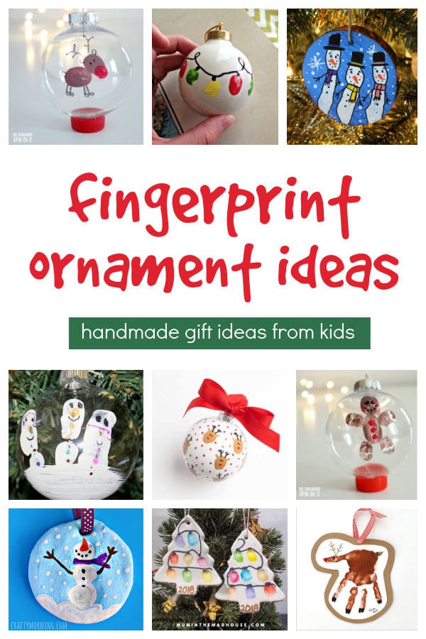 fingerprint-christmas-ornaments-ideas-for-kids - The Educators' Spin On It Fingerprint ornament ideas for kids for keepsake holiday ornaments