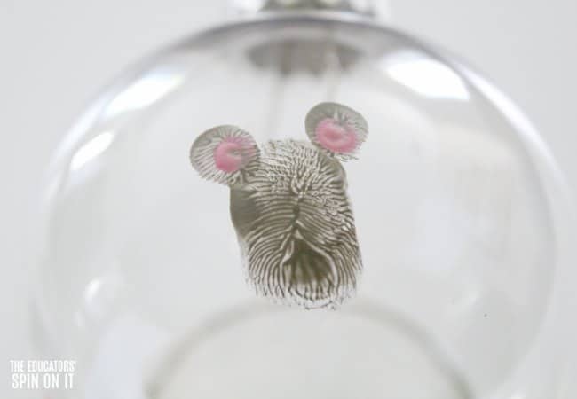 Fingerprint Mouse Themed Ornament inspired by If You Give a Mouse a Cookie - The Educators' Spin On It Fingerprint Mouse Themed Ornament inspired by If You Give a Mouse a Cookie
