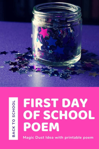 first-day-of-school-magic-dust - The Educators' Spin On It First Day of School Magic Dust with jar full of star sequins and glitter