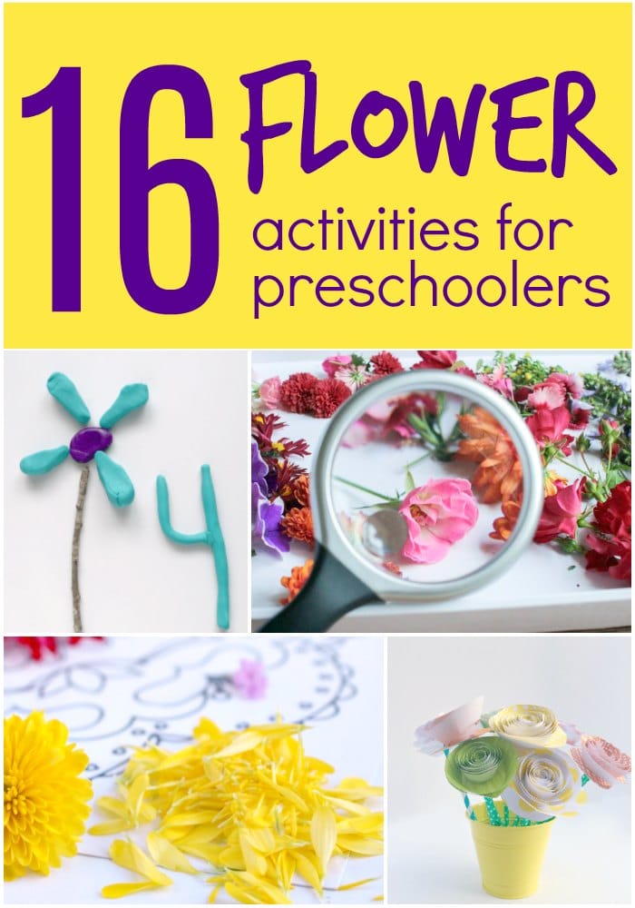 flower-activities-for-preschoolers - The Educators' Spin On It Flower Themed activities for preschoolers with playdough, paint, flowers and more.