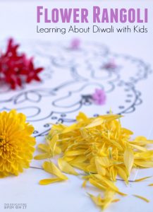 flower-rangoli-for-kids-to-make-for-diwali - The Educators' Spin On It Flower Rangoli for Diwali with Kids
