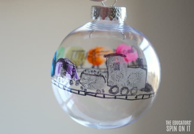 Freight Train inspired Christmas Train Ornament - The Educators' Spin On It Freight Train inspired Christmas Train Ornament