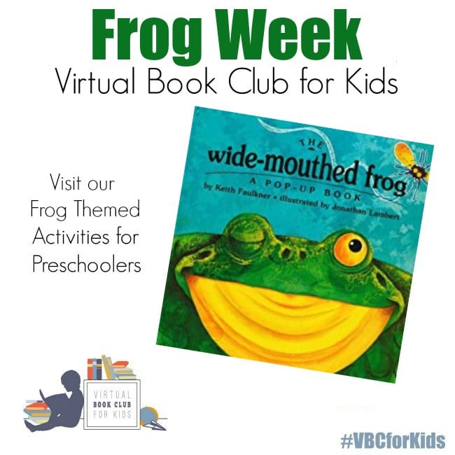 Frog Week for VBC Book Preschool Activities - The Educators' Spin On It Frog Week for VBC Book Preschool Activities featured book Wide Mouthed Frog