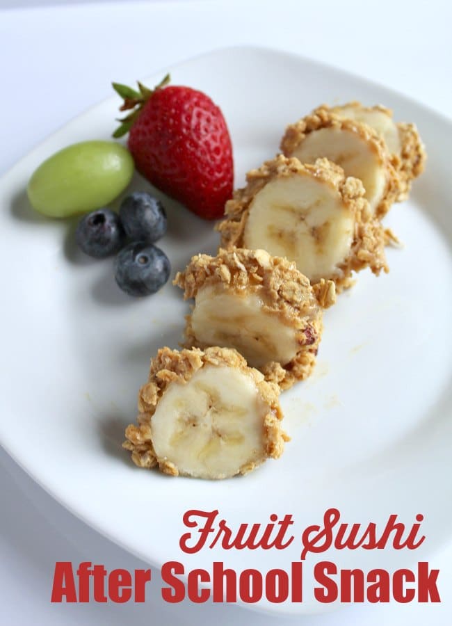 Fruit Sushi After School Snack Idea - The Educators' Spin On It Fruit Sushi After School Snack Idea