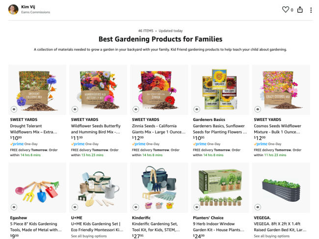 garden-wish-list-on-amazon - The Educators' Spin On It Gardening Products on Amazon