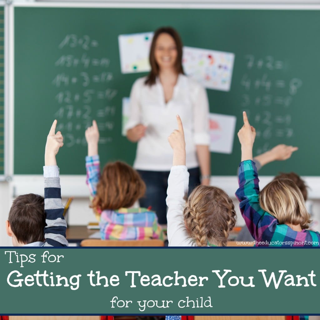Portrait of children raised their hands in the classroom - The Educators' Spin On It Teachers can make all the difference in your child's learning envoroment. Tips for Getting the teacher you want for your child in the upcoming school year.
