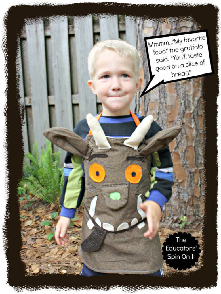 gruffalo-apron-for-pretend-play - The Educators' Spin On It Gruffalo Apron for Pretend Play