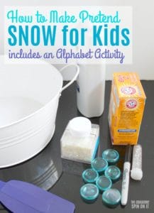 How to Make Pretend Snow for Kids - The Educators' Spin On It How to Make Pretend Snow for Kids #eduspin
