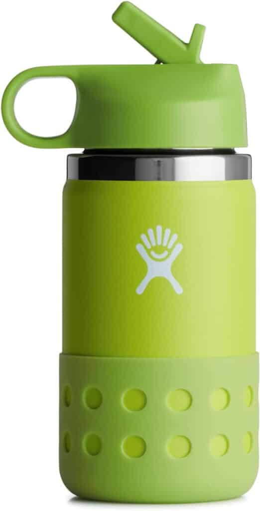 Hydro Flask 12 oz Kids Wide Mouth Straw Lid and Boot - The Educators' Spin On It Hydro Flask 12 oz Kids Wide Mouth Straw Lid and Boot