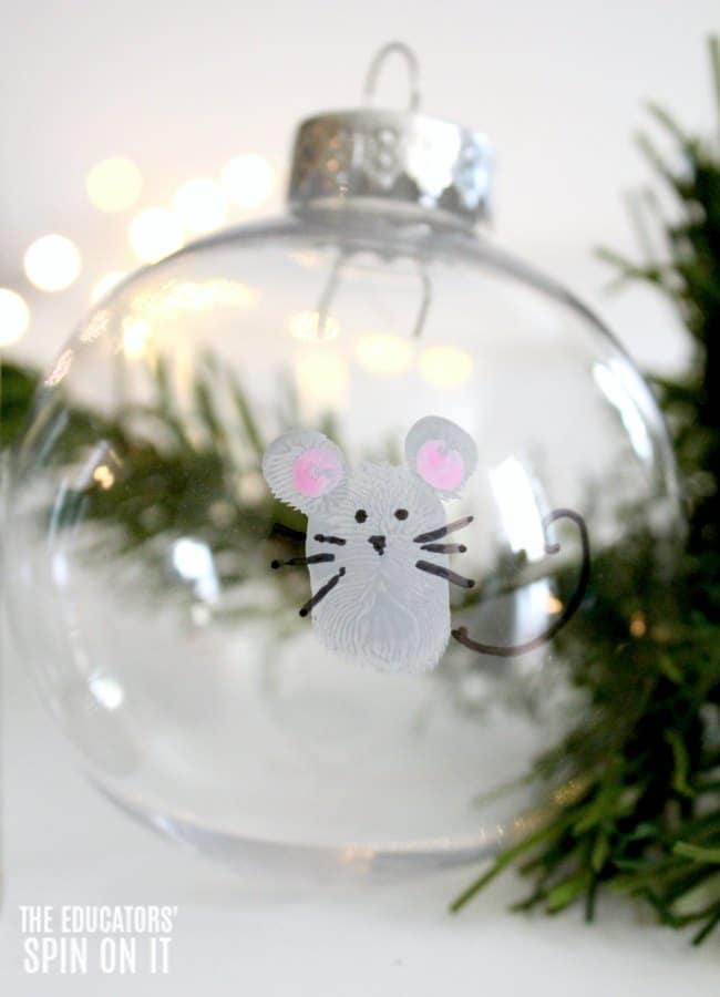 If You Give a Mouse Inspired Ornament for Kids to make - The Educators' Spin On It If You Give a Mouse Inspired Ornament for Kids to make