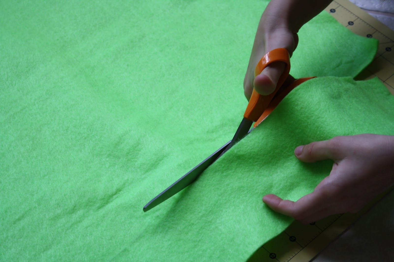 Step 1 of Bunny Costume, Cut the felt