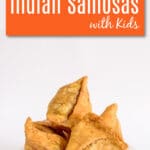 Indian Samosas on plate