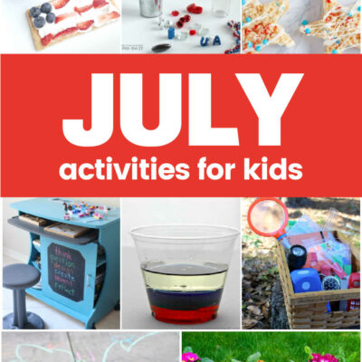 July Activities for Kids {Free Summer Activity Calendar}
