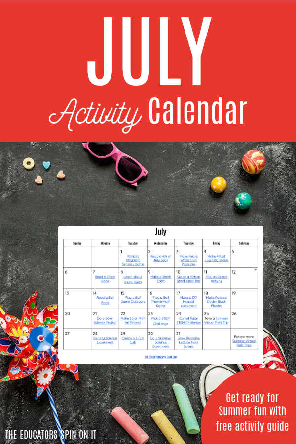 july-activity-calendar-pin-2025 - The Educators' Spin On It July Activity Calendar 2025