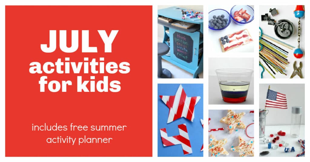july-activity-planner-for-kids - The Educators' Spin On It July Activities for Kids