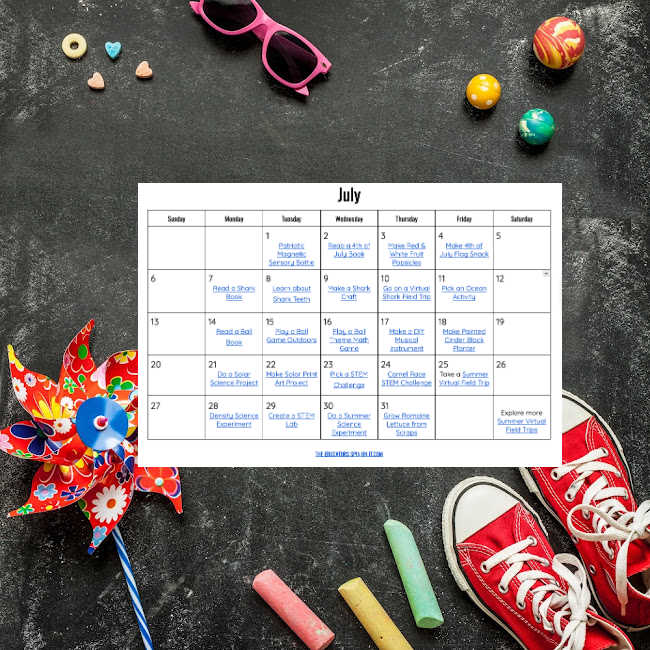 july-calendar-for-kids-2025 - The Educators' Spin On It July Activity Calendar 2025
