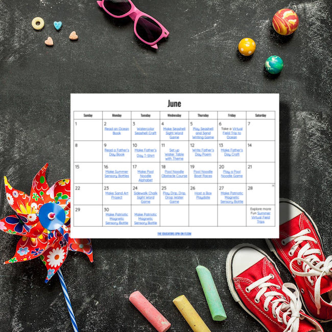 june-calendar-for-kids-2025 - The Educators' Spin On It June Calendar 2025