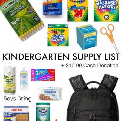 How Does Your Child’s Kindergarten Supply List Compare?