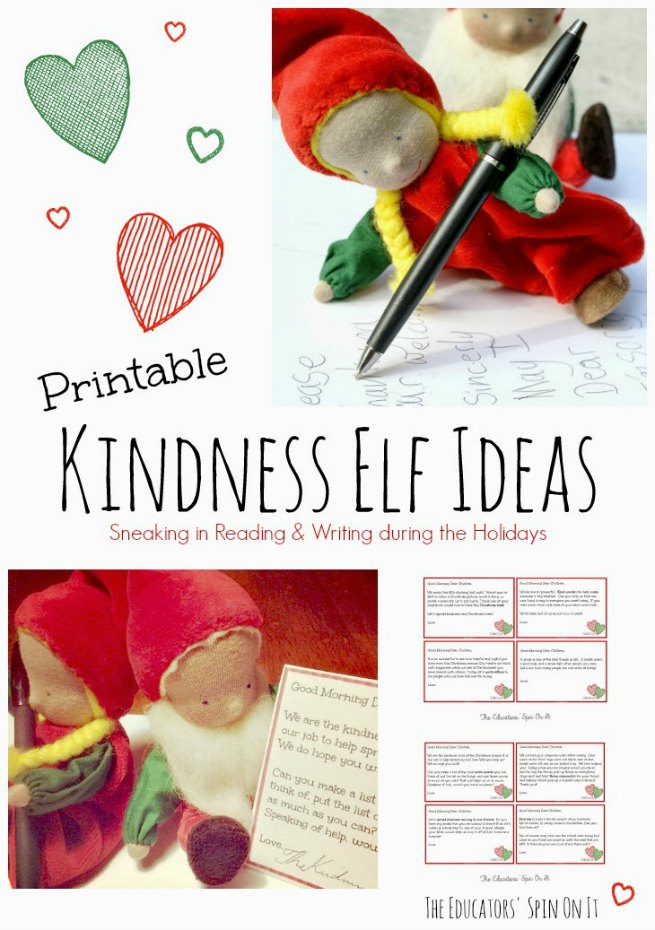 Kindness Elf Ideas with Printables - The Educators' Spin On It Kindness Elf Ideas with Printables