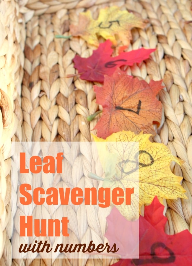 leaf-scavenger-hunt-with-numbers-for-kids-this-fall - The Educators' Spin On It Leaf Scavenger Hunt with Numbers for Kids this Fall