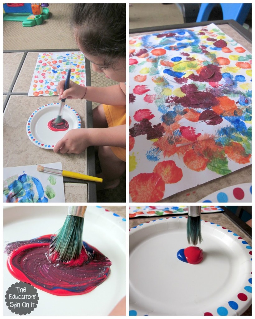 Learning+About+Colors+with+Mouse+Paint+and+Resist+Painting+.jpg - The Educators' Spin On It Child painting Mother's Day Craft