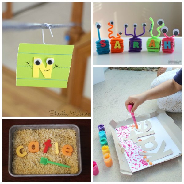 Letter Activities for learning Name Recognition for Preschoolers and Toddlers - The Educators' Spin On It Letter Activities for learning Name Recognition for Preschoolers and Toddlers