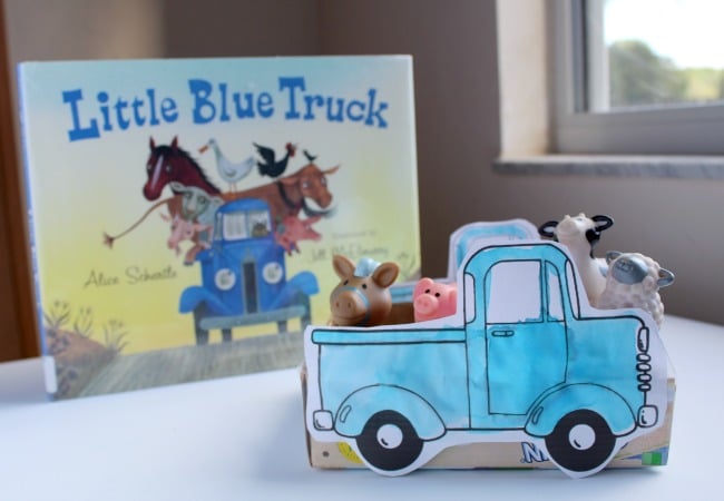 little-blue-truck-pretend-play-craft-for-kids - The Educators' Spin On It Little Blue Truck Pretend Play Craft Idea for Kids