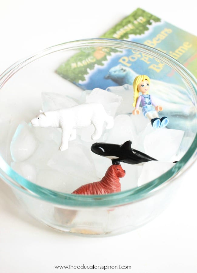 Magic Tree House Polar Animal Small World Play (1 of 1) - The Educators' Spin On It The Ultimate Magic Tree House Chapter Book Series and Activity List: Make a small world polar animal playspace.
