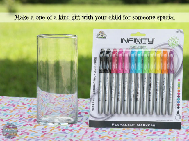make-one-of-a-kind-gift-teacher-gift - The Educators' Spin On It Making a personalized gift idea on glass with markers
