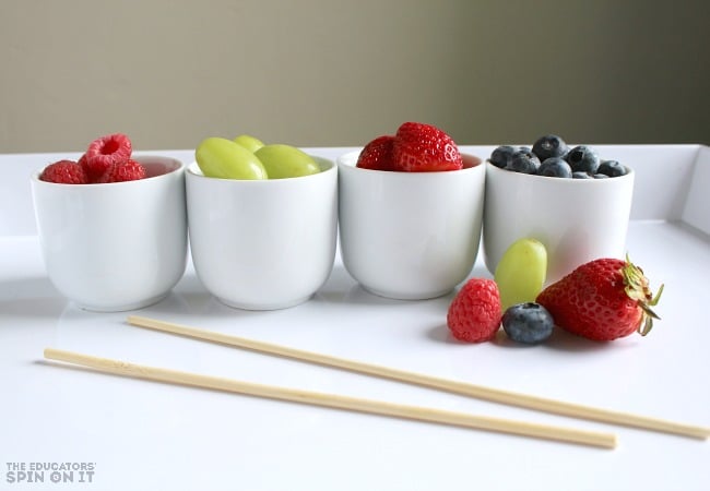 Making After School Snack with Fruit Kebobs - The Educators' Spin On It Making After School Snack with Fruit Kebobs