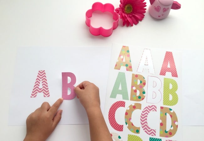 Making Pinkalicious Alphabet Game with ABC Stickers - The Educators' Spin On It How to Make Pinkalicious Alphabet Game with Stickers
