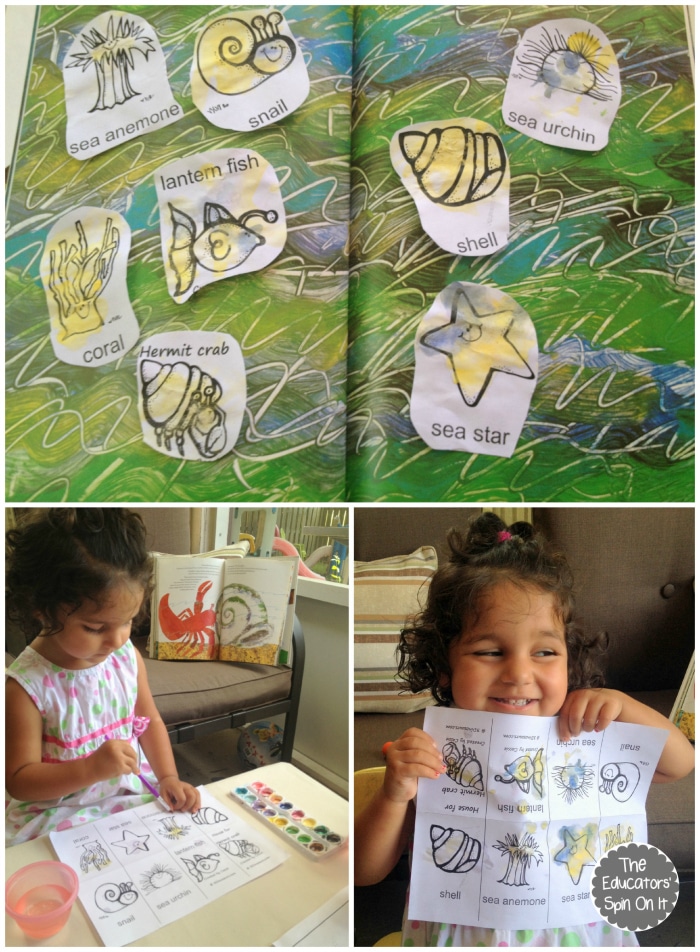 Making+A+House+for+Hermit+Crab+Puppets+with+Water+Colors+.jpg - The Educators' Spin On It A House for Hermit Crab Activities