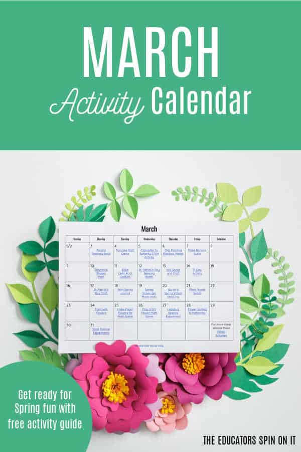 march-activity-calendar-pin-2025 - The Educators' Spin On It March Calendar
