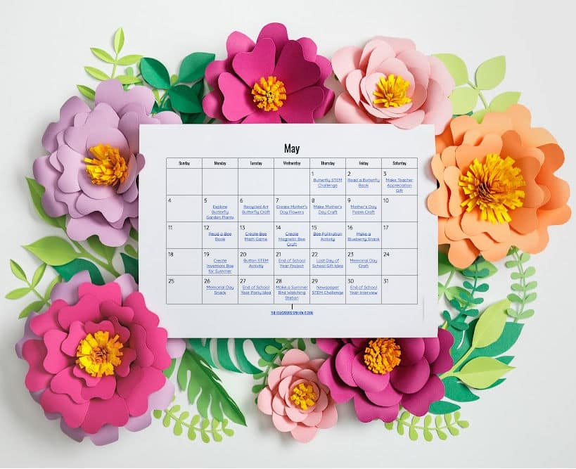 may-activity-calendar-2025 - The Educators' Spin On It May Activity Calendar for Kids