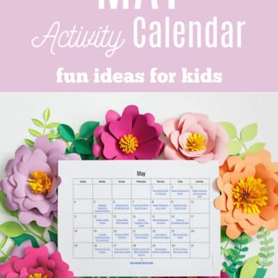 May Activities for Kids After School {Free Activity Calendar}