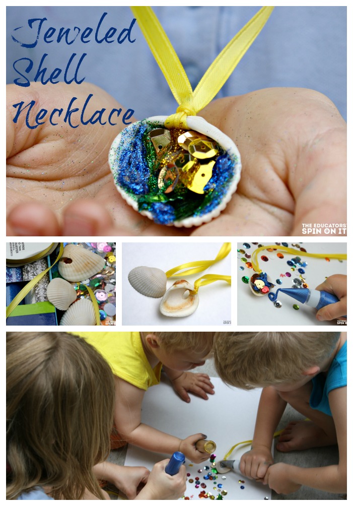 mermaid.jpg - The Educators' Spin On It Mermaid Shell Necklace Craft