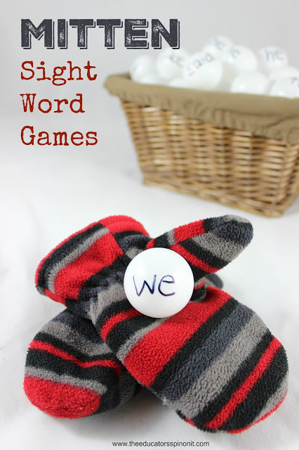 MItten Sight Word Games