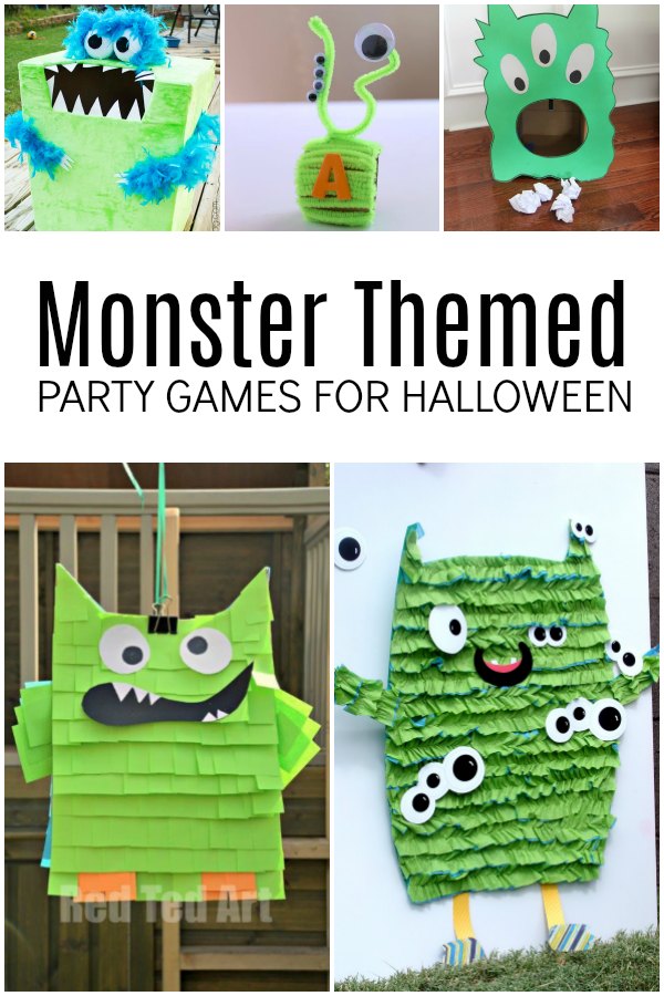 monster-themed-party-games-for-halloween - The Educators' Spin On It Monster Themed Halloween Party Games for Kids