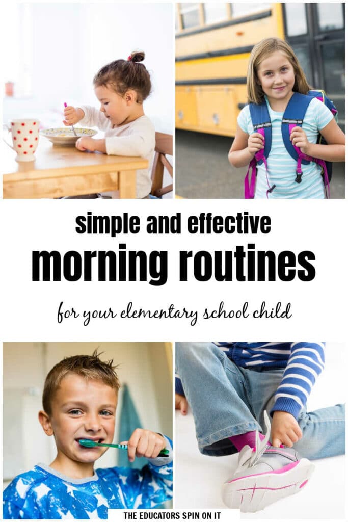 morning-routines-for-elementary-school-kids - The Educators' Spin On It How to set up effective morning routines for elementary school kids