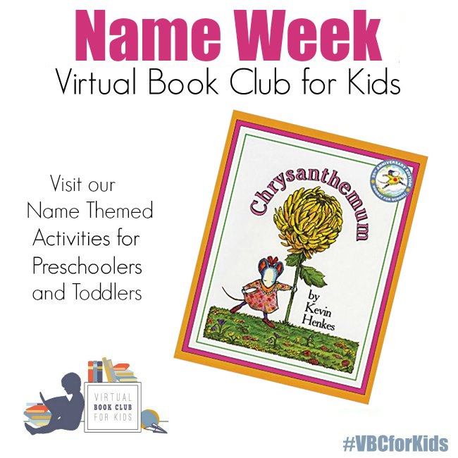 Name Themed Activities for Virtual Book Club for Kids - The Educators' Spin On It Name Themed Activities for Virtual Book Club for Kids
