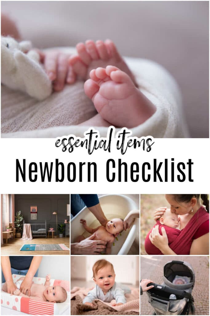 newborn-checklist - The Educators' Spin On It Newborn Checklist of Essential Items for bringing home new baby
