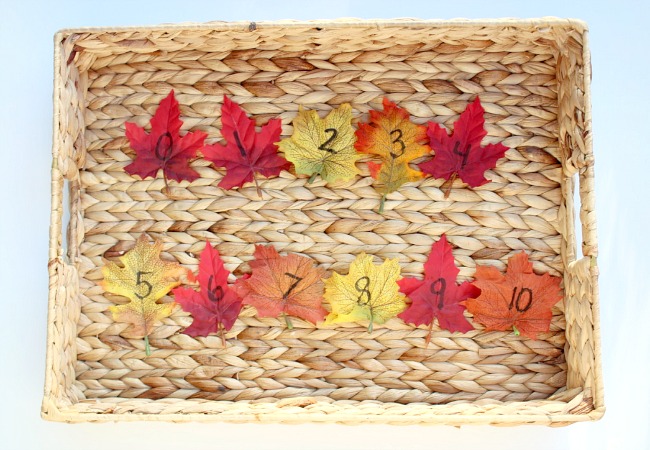 numerical-order-leaf-game-for-kids - The Educators' Spin On It numerical order leaf game for kids this fall