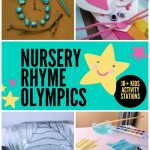Nursery Rhyme Olympics for Kids. 10+ Learning Ideas to go with popular children's nursery Rhymes from Mother Goose