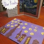 child made starry night by van gogh