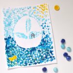 Paint Resist Toy Boat Art Project for Preschoolers